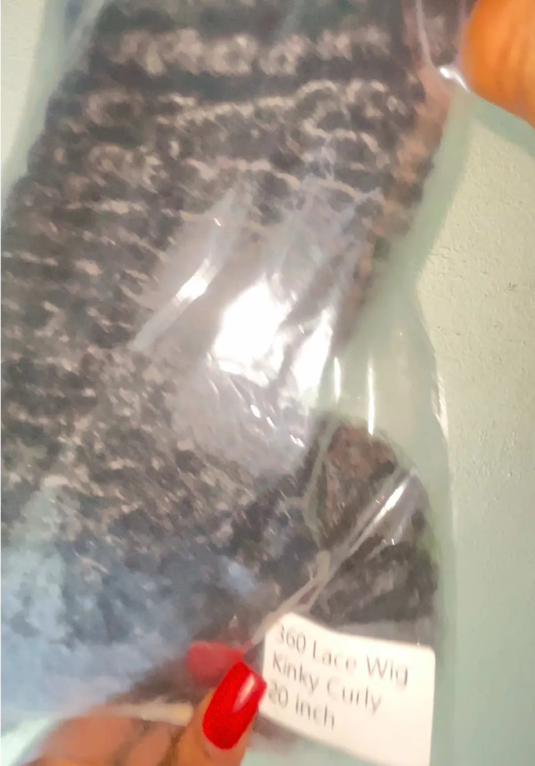 Lace frontal 360 kinky curly, texture naturelle serrée